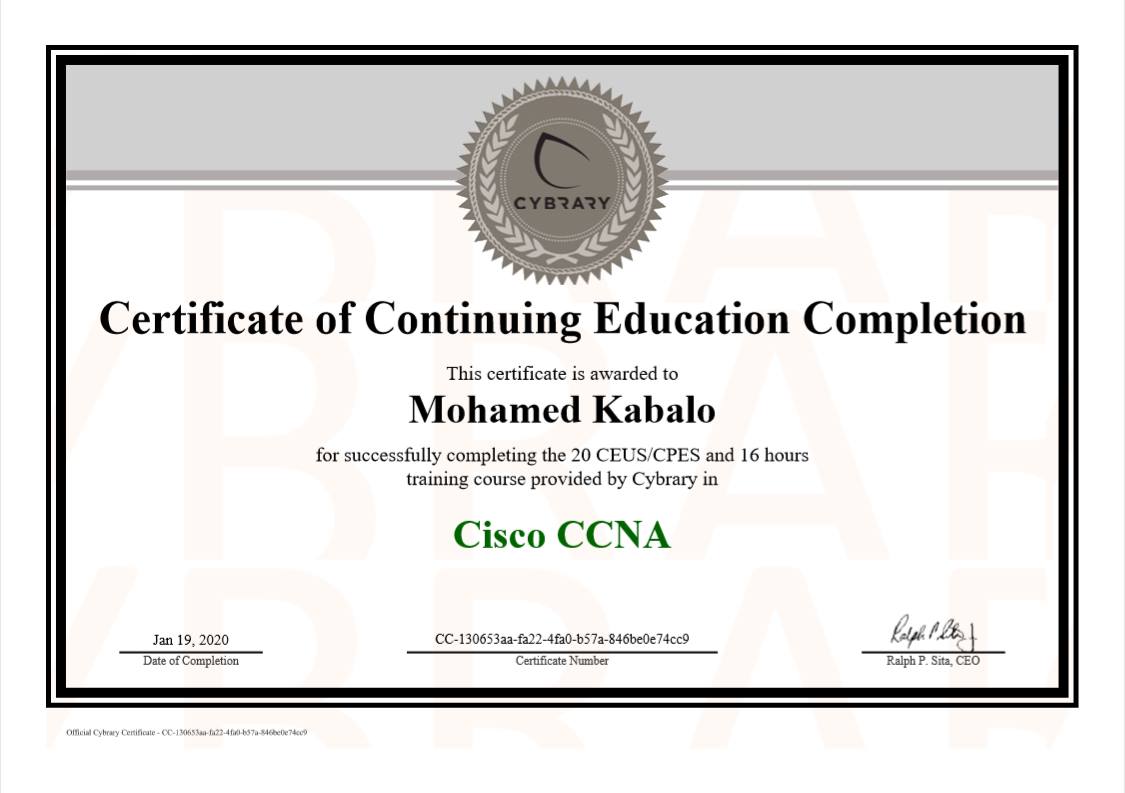 Cisco CCNA
